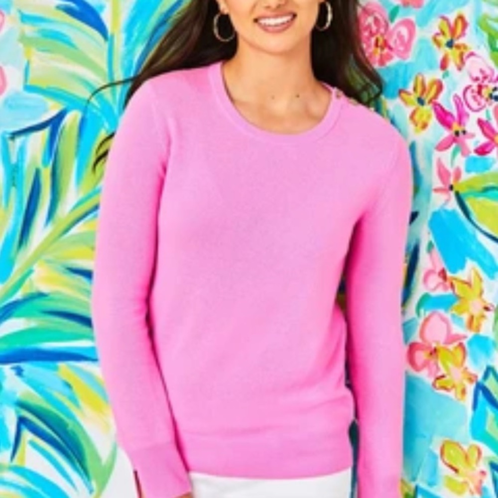 Lilly Pulitzer Delvin Cashmere Sweater - Picture 3 of 3